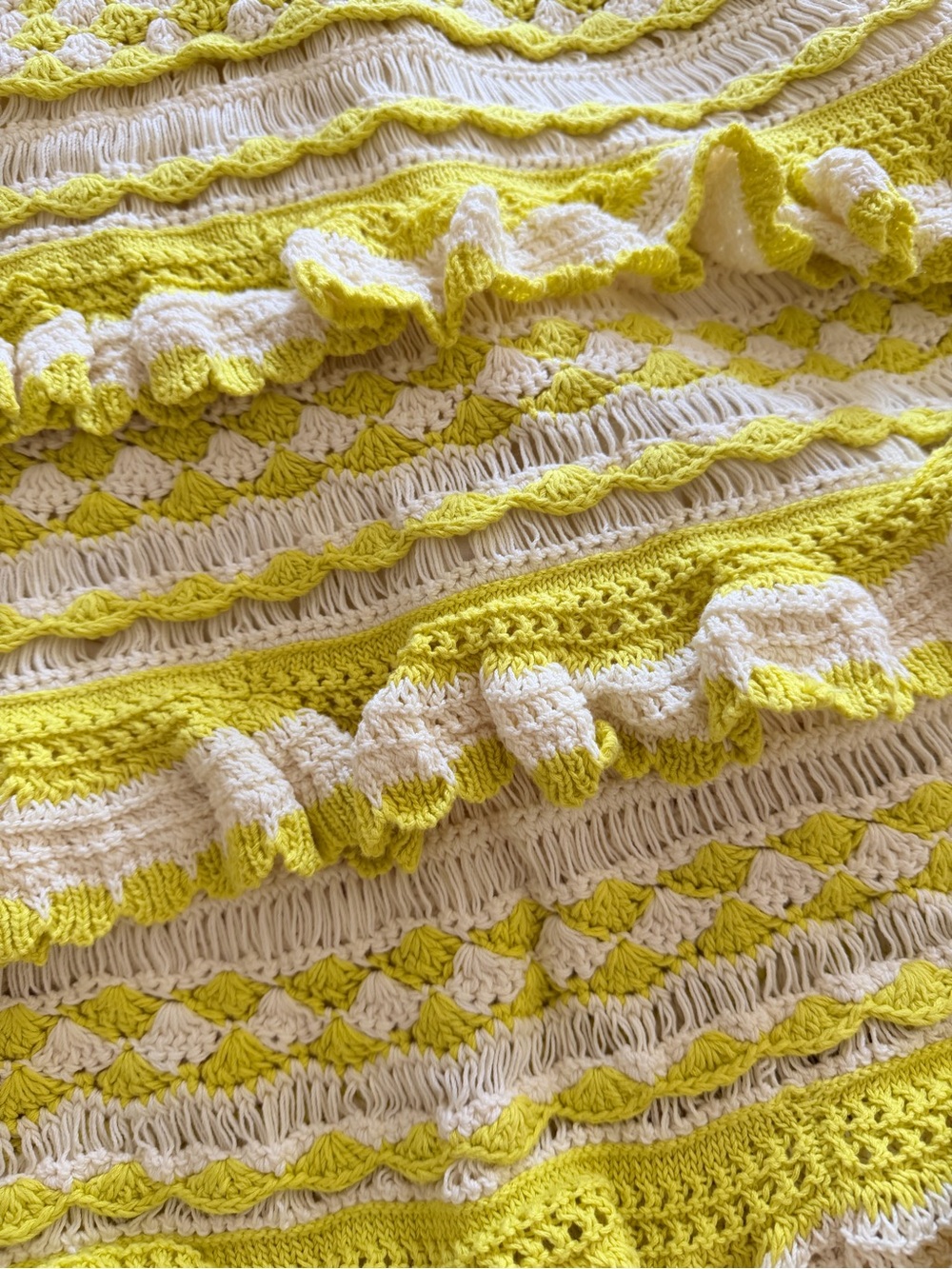 Zimmermann Halcyon crochet frill mini dress - Picture 5 of 7